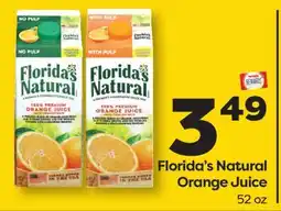 Weis Markets Florida's Natural Orange Juice offer