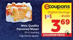 Weis Markets Weis Quality Flavored Water offer