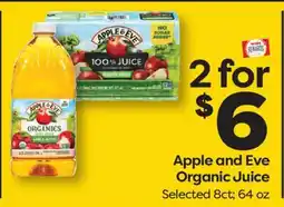 Weis Markets Apple and Eve Organic Juice offer