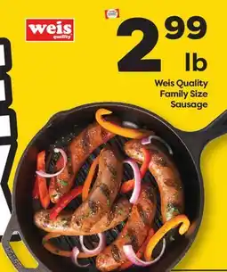 Weis Markets Weis Quality Family Size Sausage offer