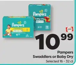 Weis Markets Pampers Swaddlers or Baby Dry offer