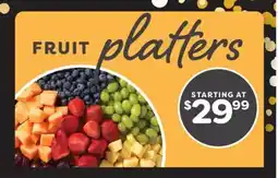 Weis Markets FRUIT PLATTERS offer