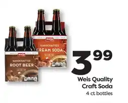 Weis Markets Weis Quality Craft Soda offer