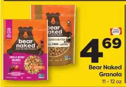 Weis Markets Bear Naked Granola offer