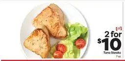 Weis Markets Tuna Steaks offer