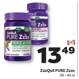 Weis Markets ZzzQuil PURE Zzzs offer