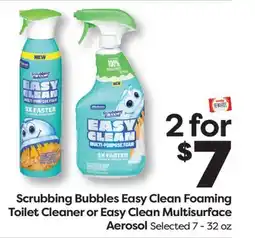 Weis Markets Scrubbing Bubbles Easy Clean Foaming Toilet Cleaner or Easy Clean Multisurface Aerosol offer