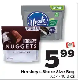 Weis Markets Hershey's Share Size Bag offer
