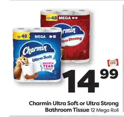 Weis Markets Charmin Ultra Soft or Ultra Strong Bathroom Tissue offer