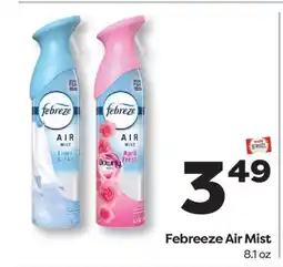 Weis Markets Febreeze Air Mist offer
