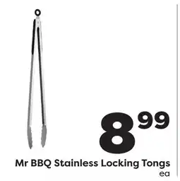 Weis Markets Mr BBQ Stainless Locking Tongs offer