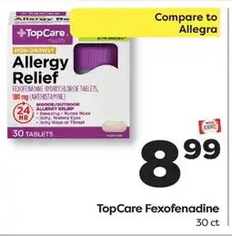 Weis Markets TopCare Fexofenadine offer