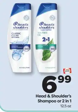 Weis Markets Head & Shoulder's Shampoo or 2 in 1 offer