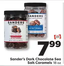 Weis Markets Sander's Dark Chocolate Sea Salt Caramels offer
