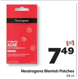 Weis Markets Neutrogena Blemish Patches offer