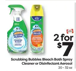 Weis Markets Scrubbing Bubbles Bleach Bath Spray Cleaner or Disinfectant Aerosol offer