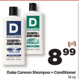 Weis Markets Duke Cannon Shampoo + Conditioner offer