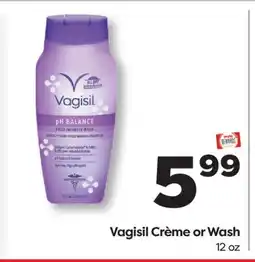 Weis Markets Vagisil Crème or Wash offer