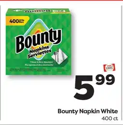 Weis Markets Bounty Napkin White offer