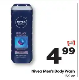 Weis Markets Nivea Men's Body Wash offer