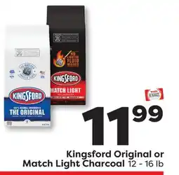 Weis Markets Kingsford Original or Match Light Charcoal offer