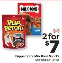 Weis Markets Pupperoni or Milk Bone Snacks offer
