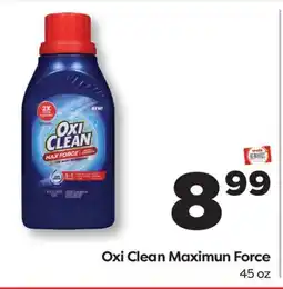 Weis Markets Oxi Clean Maximum Force offer