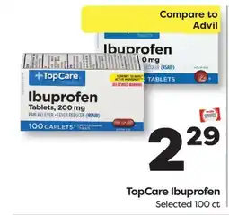 Weis Markets TopCare Ibuprofen offer