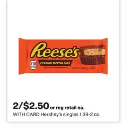 CVS Hershey's singles offer