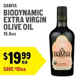 New Seasons Market Damya biodynamic extra virgin olive oil offer