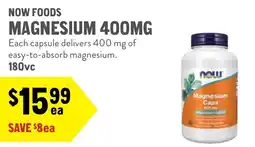 New Seasons Market Now foods magnesium offer