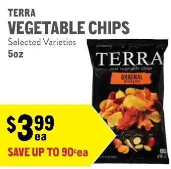 New Seasons Market Terra vegetable chips offer