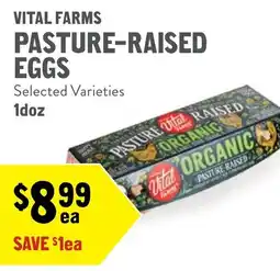 New Seasons Market Vital farms pasture-raised eggs offer