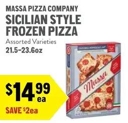 New Seasons Market Massa pizza company sicilian style frozen pizza offer