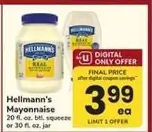 Safeway Hellmann's Mayonnaise offer
