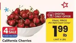 Safeway California Cherries offer