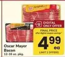 Safeway Oscar Mayer Bacon offer