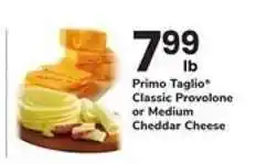 Safeway Primo Taglio Cheese offer