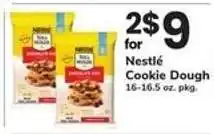 Safeway Nestlé Cookie Dough offer