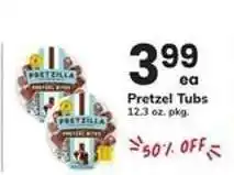 Safeway Pretzel Tubs offer