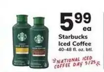 Safeway Starbucks Iced Coffee offer