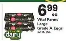 Safeway Vital Farms Large Grade A Eggs offer