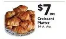 Safeway Croissant Platter offer