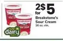 Safeway Breakstone's Sour Cream offer