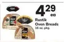 Safeway Rustik Oven Breads offer