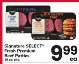 Safeway Signature SELECT Fresh Premium Beef Patties offer