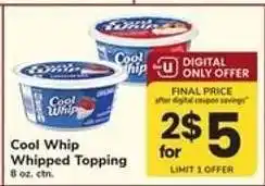 Safeway Cool Whip Whipped Topping offer