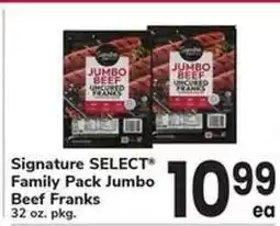 Safeway Signature SELECT Family Pack Jumbo Beef Franks offer