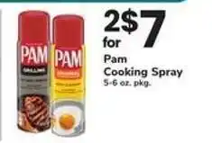 Safeway Pam Cooking Spray offer