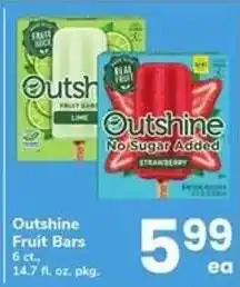 Safeway Outshine Fruit Bars offer